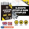 5000 Staples for Staple Gun | 10mm 8mm 14mm Type 53 140 | Heavy Duty Upholstery gallery