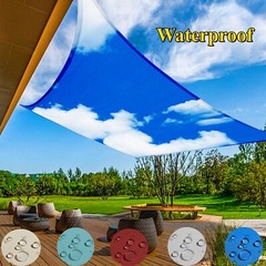 Waterproof Shade Sail Rectangle Sun Canopy Cover for Garden Patio Awning Outdoor