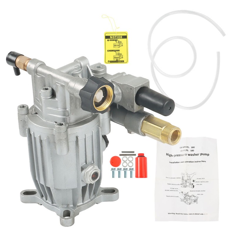 3000 PSI Universal Pressure Washer Pump 3/4 Horiz Shaft MAX 2.5 GPM Oil Sealed gallery
