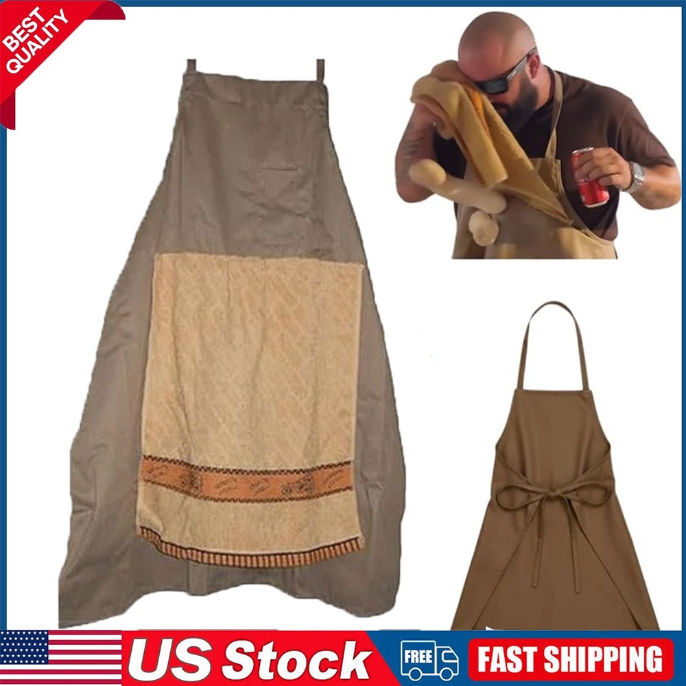 Chef'S Prank Apron,Creative Prank Aprons for Men, the Ultimate Gag Gift Apron OY gallery