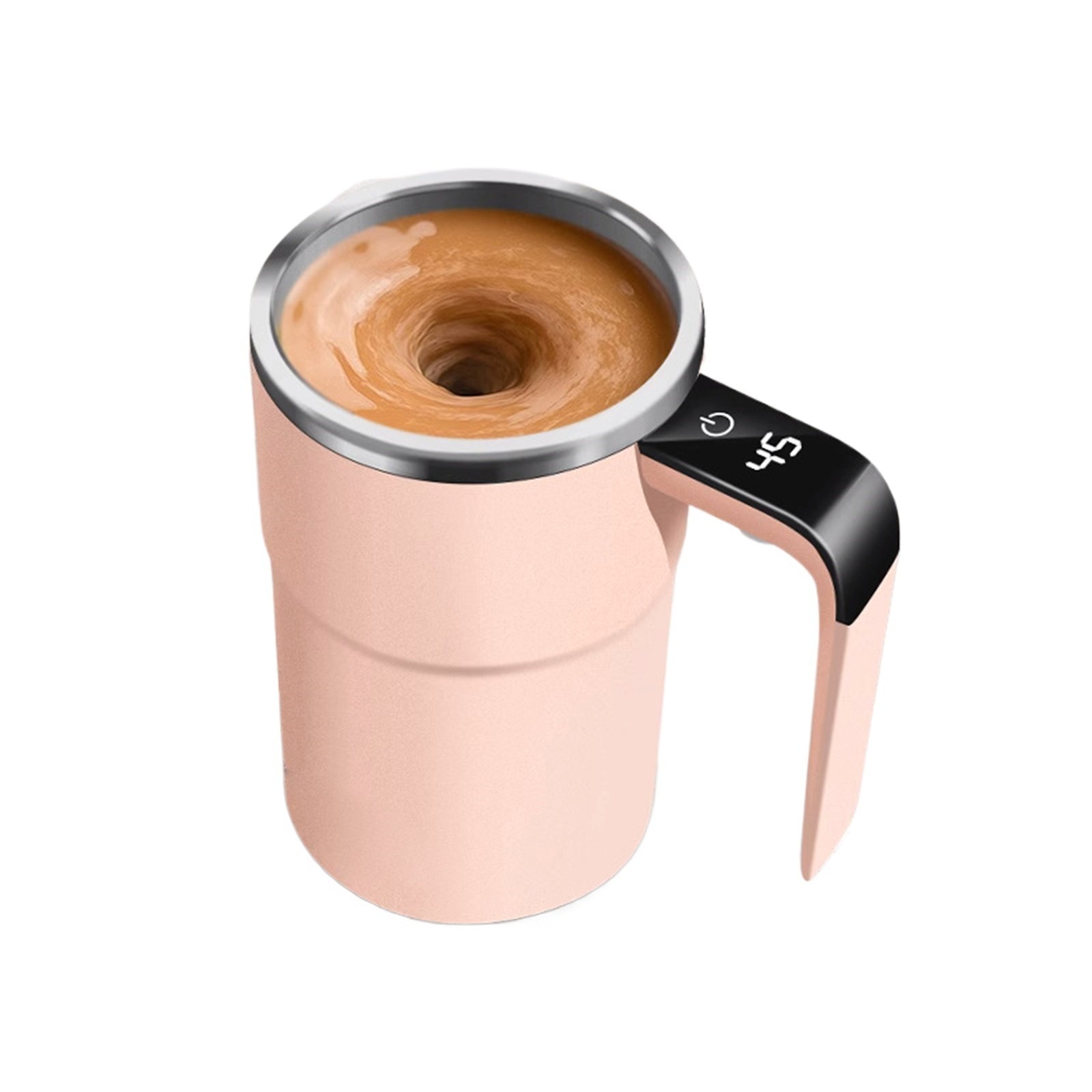 One-click Self-mixing Coffee Cup,Magnetic Stirring Stainless Steel,400ML/300mAh gallery