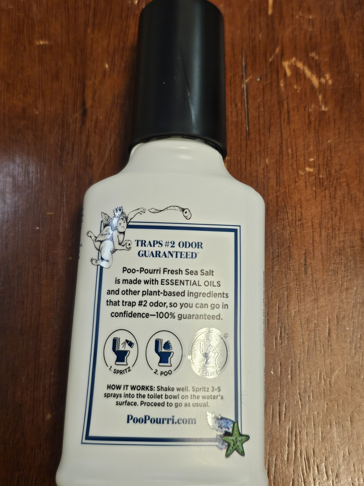 Two Bottles Poo-Pourri Before-You-Go Toilet Spray, Fresh Sea Salt, 4 Fl Oz gallery