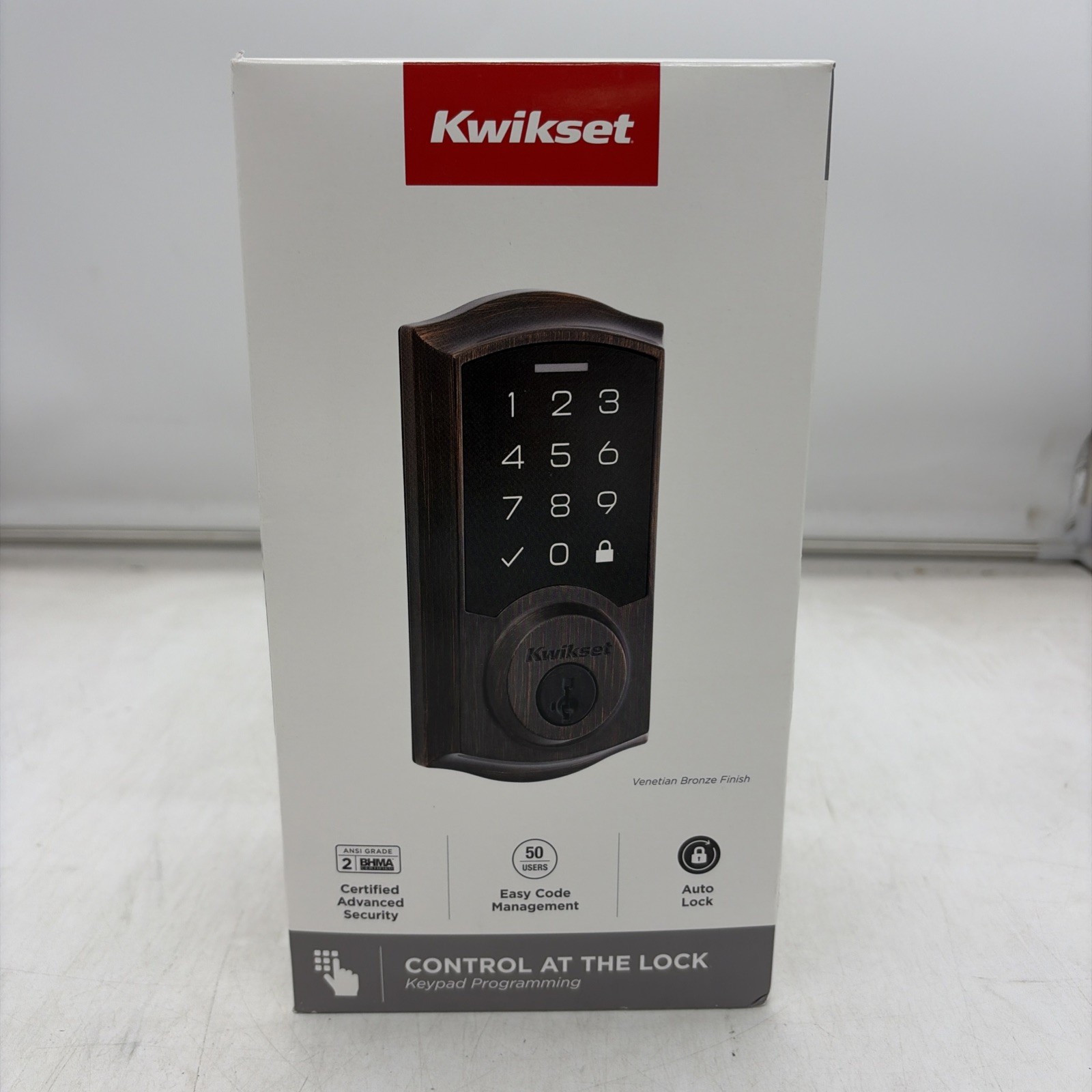Kwikset SmartCode 270 Traditional Venetian Bronze Touchpad Single Cylinder gallery