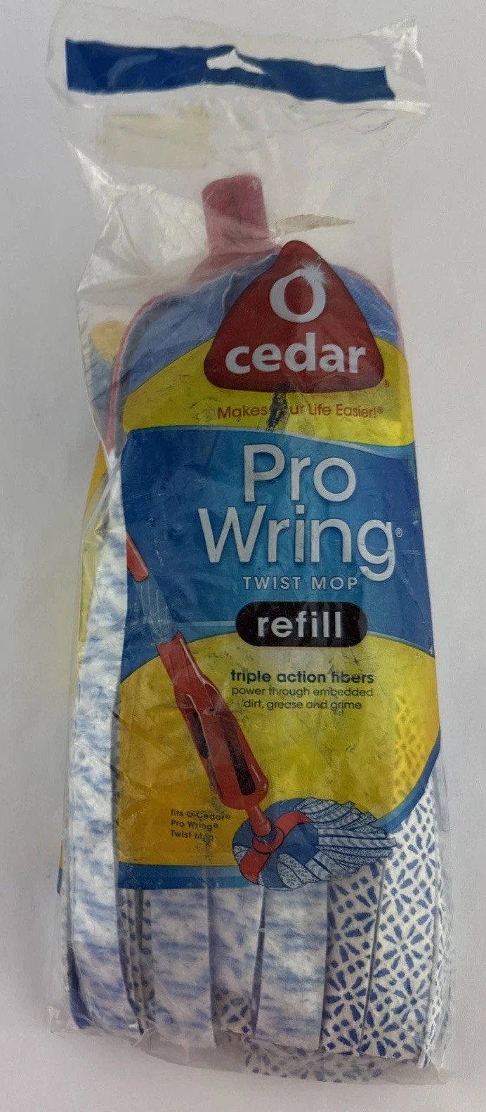 O Cedar Pro Wring Twist Mop Refill Head Triple Action Fibers gallery