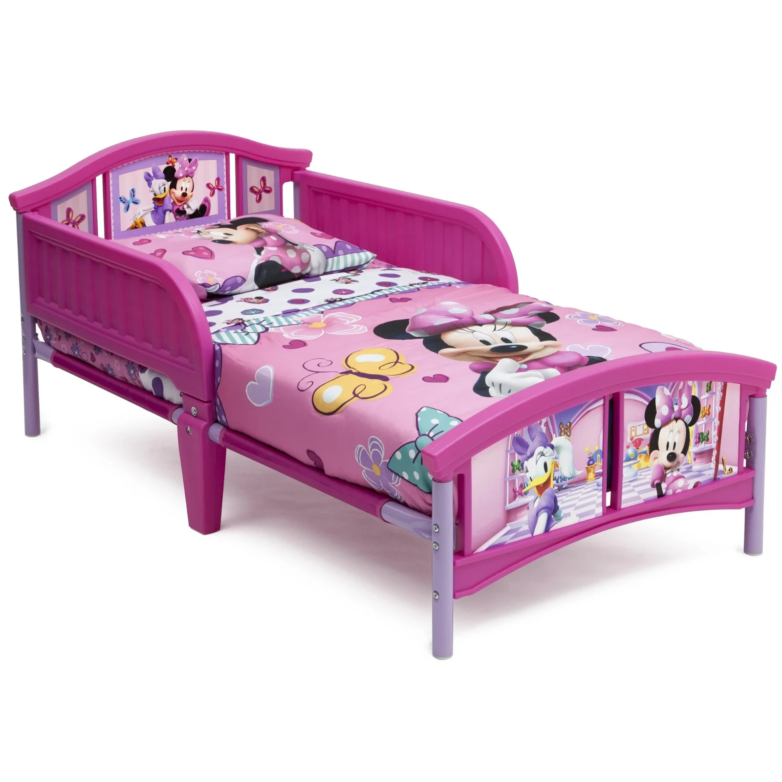 Delta Children Disney Minnie Mouse Plastic Toddler Bed, Pink gallery