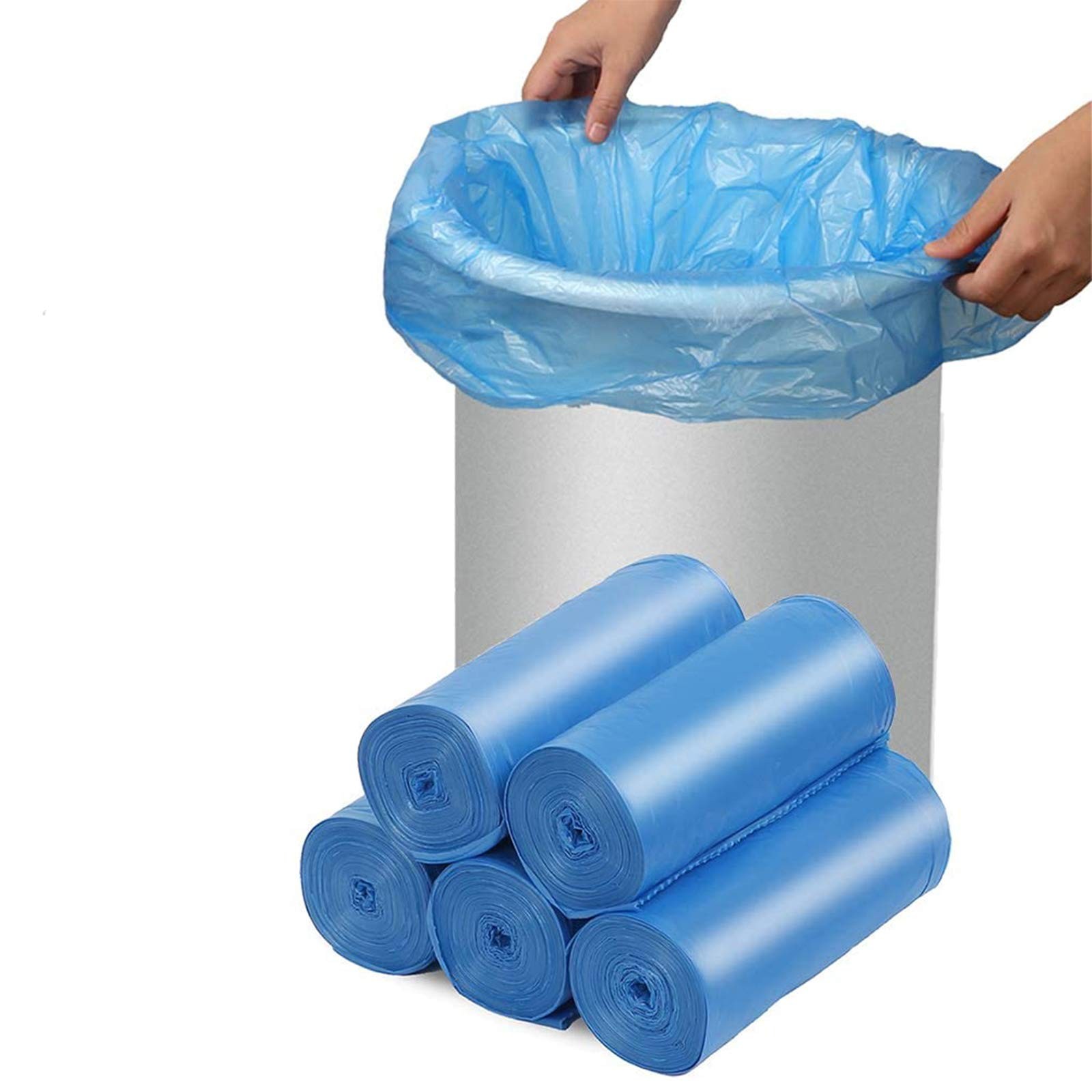 Compostable Trash Bags, 13-15 Gallon 1 Count (Pack of 75), 13 75 Blue gallery