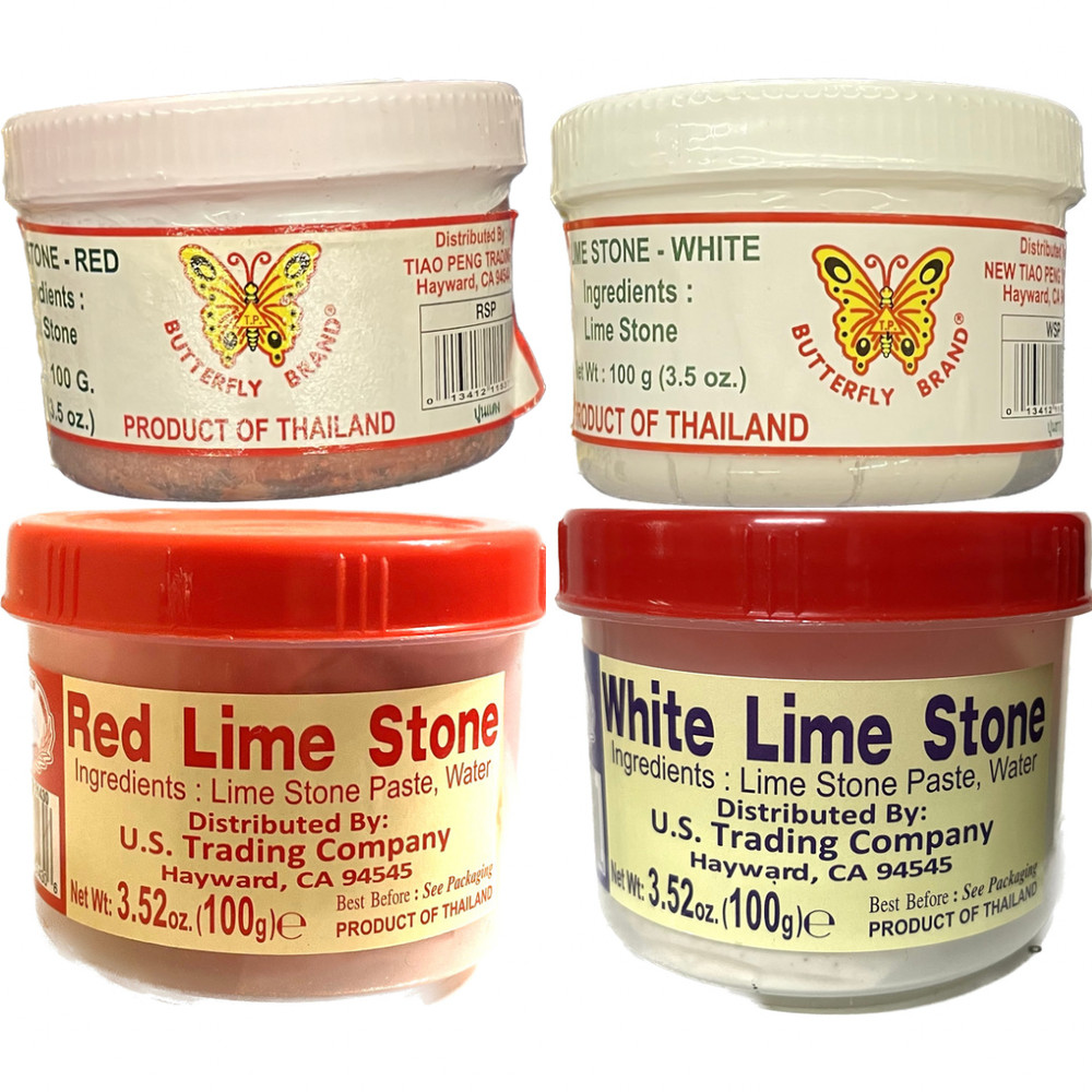 1 Pack - Red OR White Lime Stone Paste Selection - You Choose