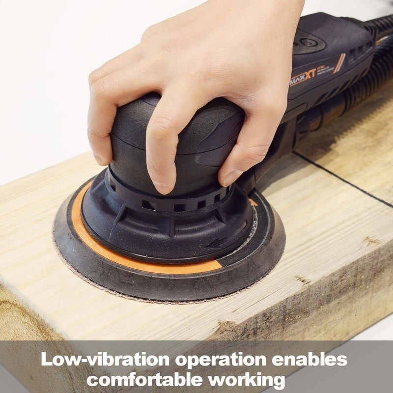 MAXXT Random Orbital Sander Brushless 350W Variable Speed 150mm (6") 2.5MM Orbit gallery