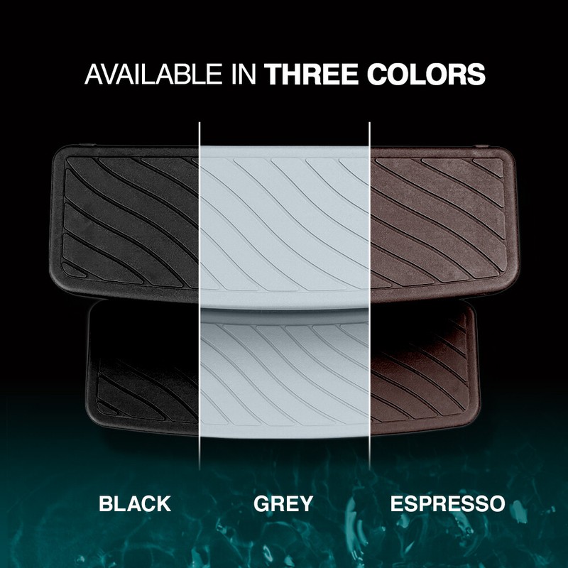 Puri Tech Universal Spa & Hot Tub Steps No Slip Grip Support Espresso with Black gallery