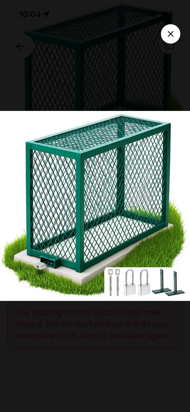 Backflow Preventer Security Cage Enclosure Green Steel Outdoor Cover MorningRo gallery