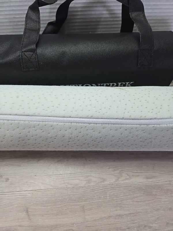 Bamboo Neck Pillow SolutionTrek Cervical Neck Pillow Cilinder With Travel Bag gallery