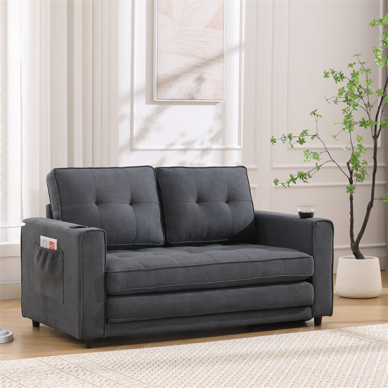 3-in-1 Fold Sofa Convertible Futon Pull Out Sofa Bed Sleeper Chair Loveseat gallery