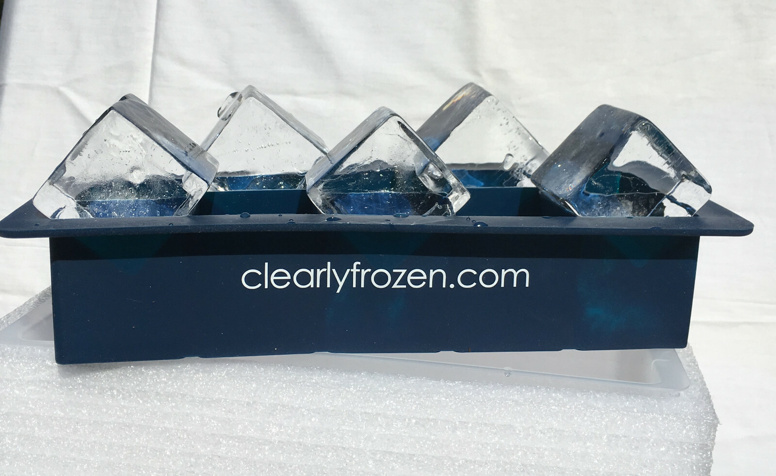 ClearlyFrozen High Capacity (10 x 2 inch) Home Ice Cube Tray/Ice Cube Maker gallery