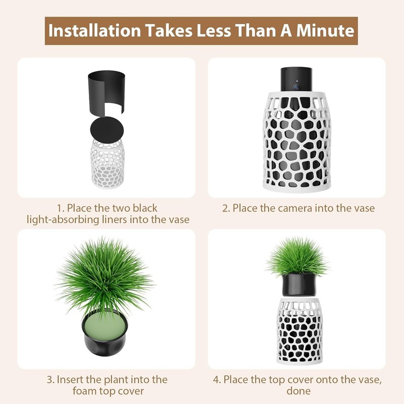 Camera Disguise Vase Compatible with Ring Indoor 2nd Gen Camera gallery