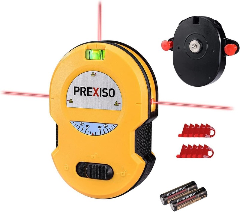 Multi Surface Laser Level LED Light Vial 30Ft Horizontal Vertical Line Laser NEW gallery