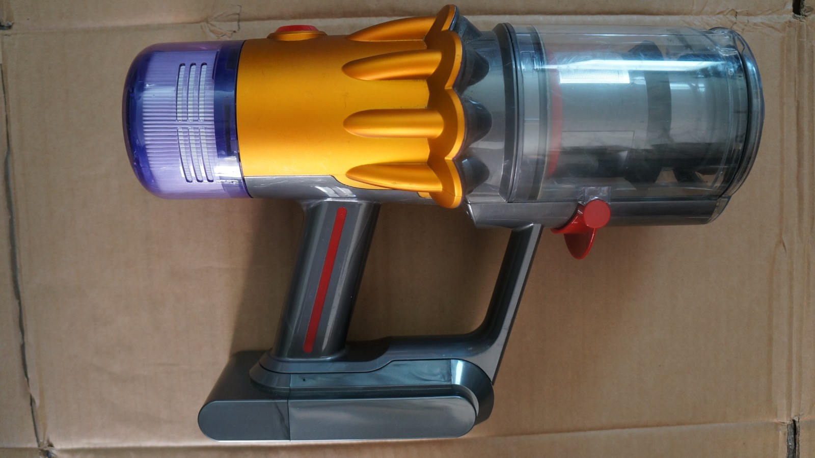 Genuine Dyson V12 Detect Motorhead Main Body w/Battery & Trask Bin. Good working gallery