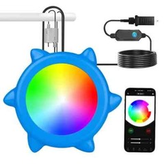 Submersible LED Light with APP Control Music Sync Color Changing 12V Pool Light