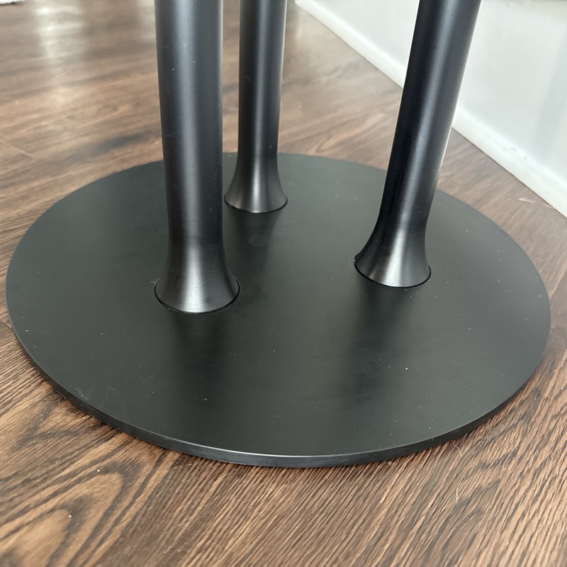 Frost Denmark Wishbone Coat Rack Hall Stand - Matte Black / Polished Chrome NIB gallery