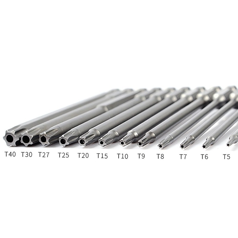 1/4" Hex Shank Torx Head Screwdriver Bits T5-T40 Magnetic Drill Bit L 50–200mm gallery