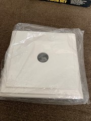 Vinyl Siding Square Standard Mounting Block – 7-1/2″ – Universal Fit – White 000