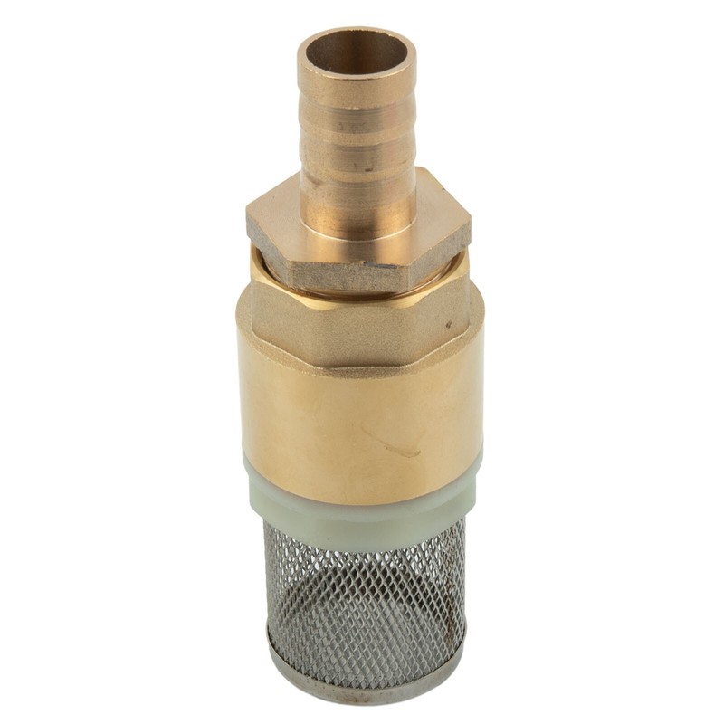 1*Non-Return Valve Suction Strainer Foot Valve Hose Connection 19 25mm 3/4in New gallery