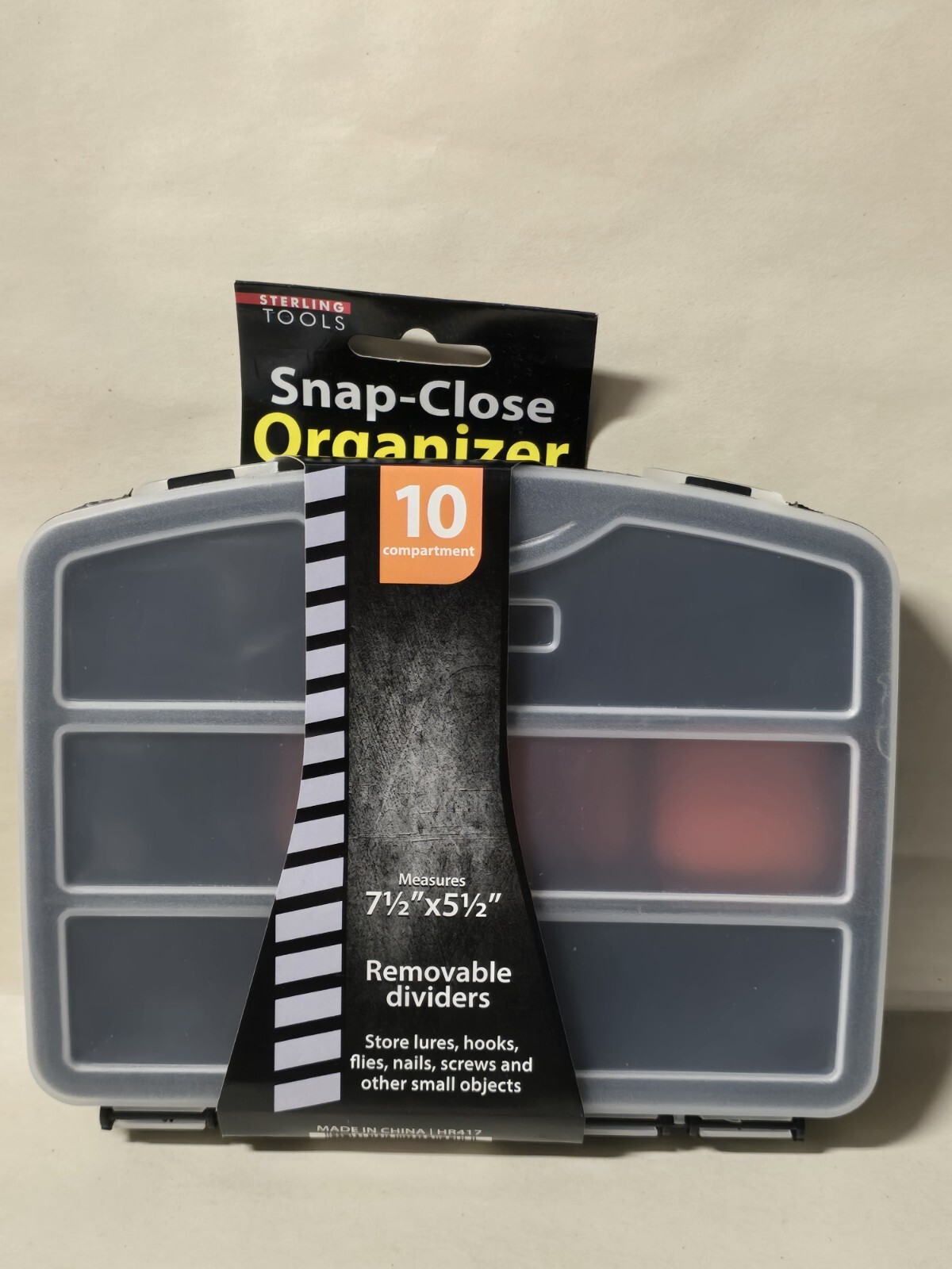 10-Compartment Small Parts Snap Close Plastic Organizer Sterling Tools gallery