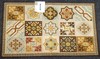 JUMBO ACCENT KITCHEN RUG (26" x 45") 15 MOSAIC DESIGNS IN SQUARES, OW gallery