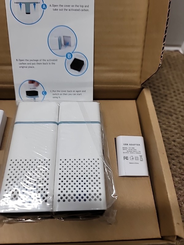 Elegoo Mini Air Purifier with Activated Carbon Filter for 3D Printers - 2PCS gallery