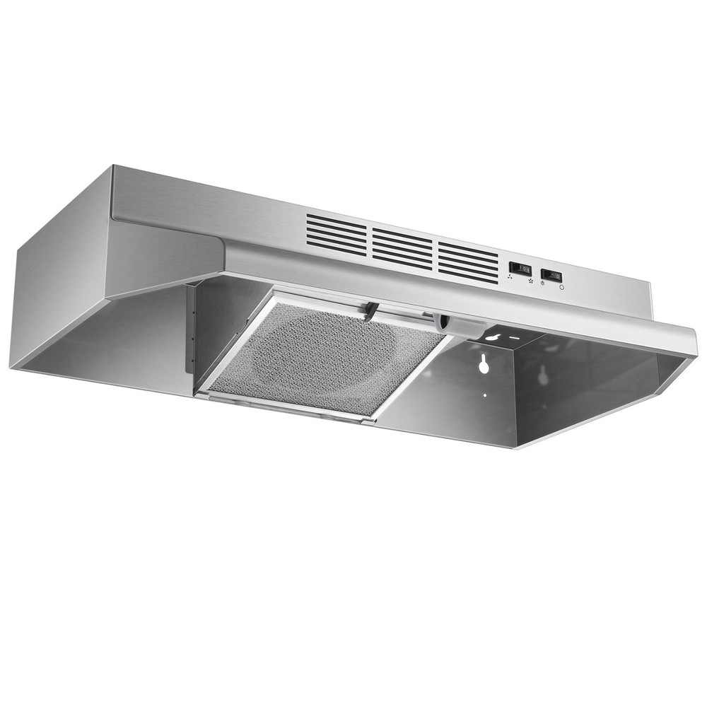 30" Under Cabinet Range Hood 400CFM Strong Suction Stainless Steel New