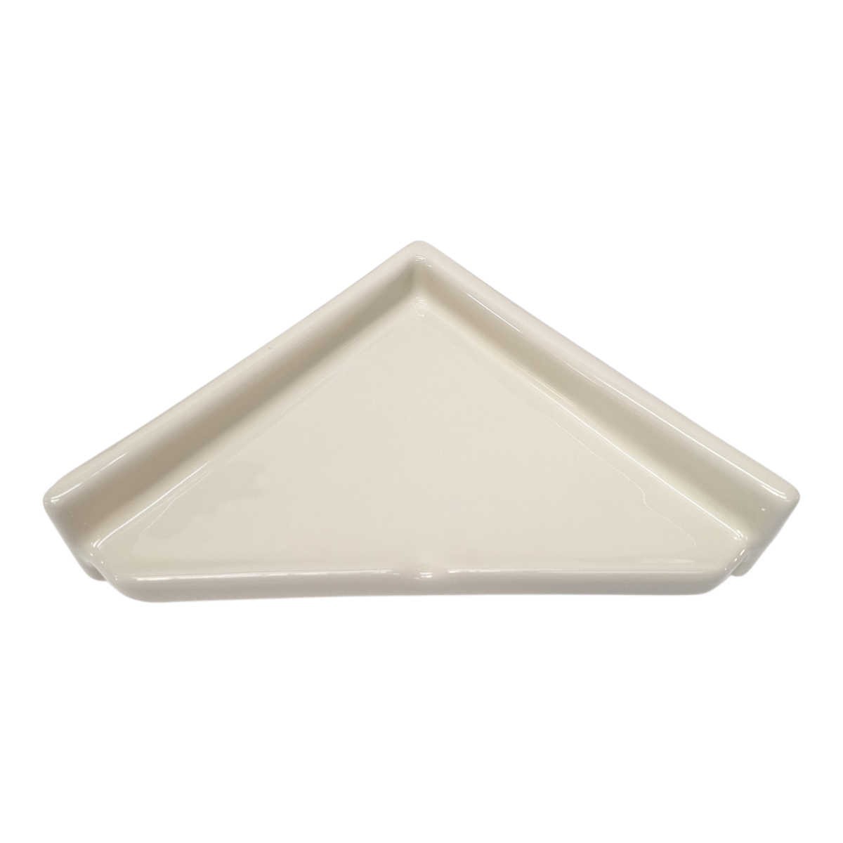 SereneDrains Straight Edge Porcelain Corner Shelf for Shower Bathroom Wall Tile gallery