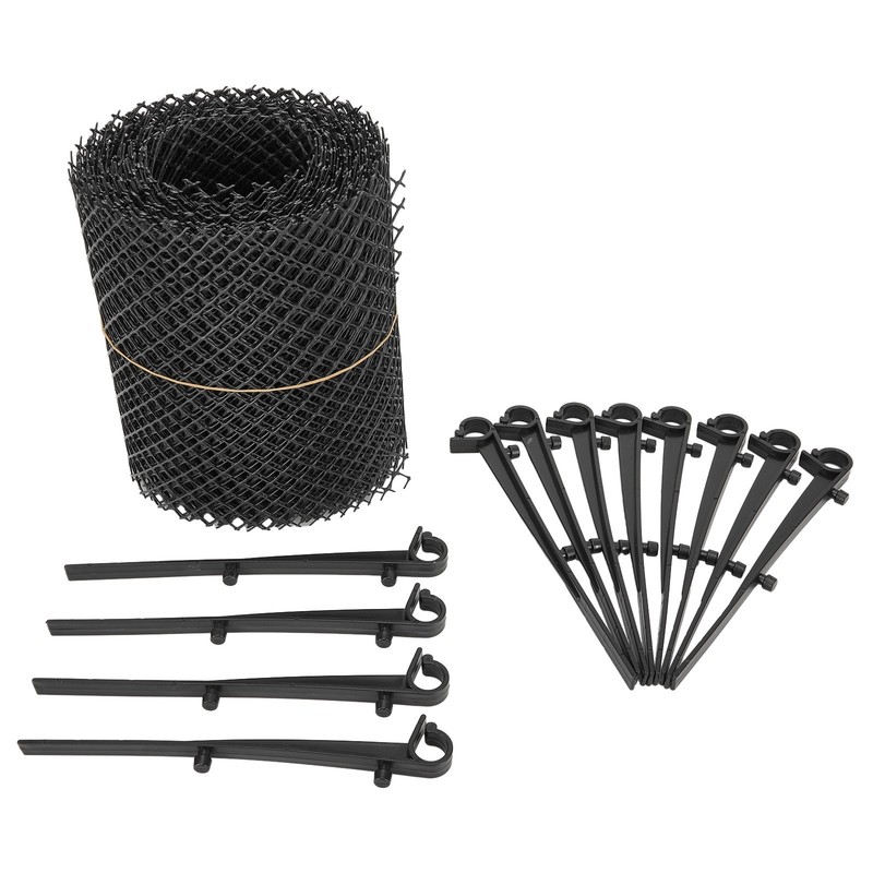 Protective Net Mesh Gutter Guard Protection Mat 15cm X 6m Anti-leaves Mesh gallery