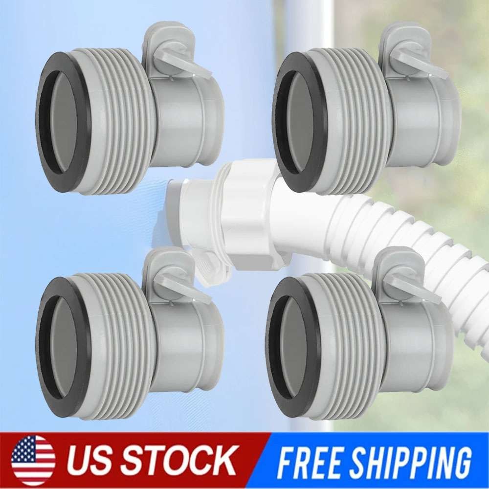 2Pcs/4Pcs Replacement Intex Pool Hose Adapter, Filter Pump Conversion Fitting