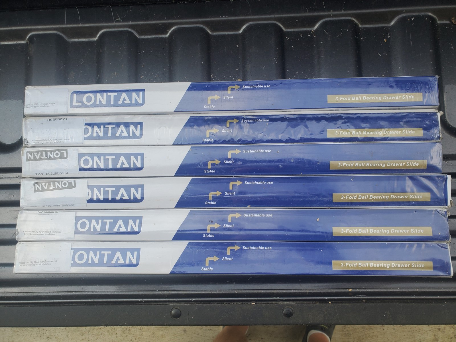 (6-Pair) Lontan 24in. Soft Close Drawer Slides 100Lbs. Capacity gallery