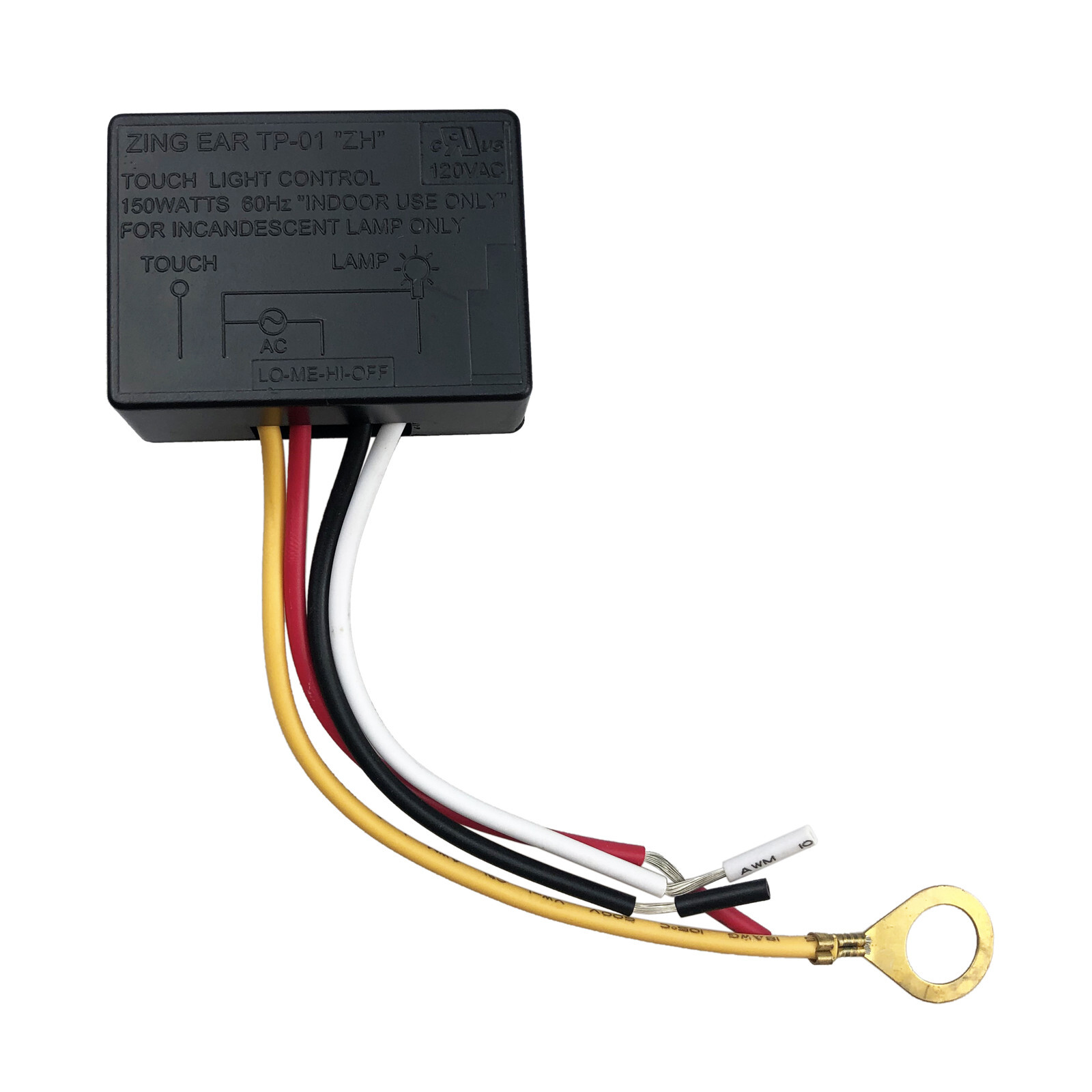TP-01 ZH 3 Way Touch Lamp Light Dimmer Switch Control Module Lo/Med/Hi Zing Ear gallery