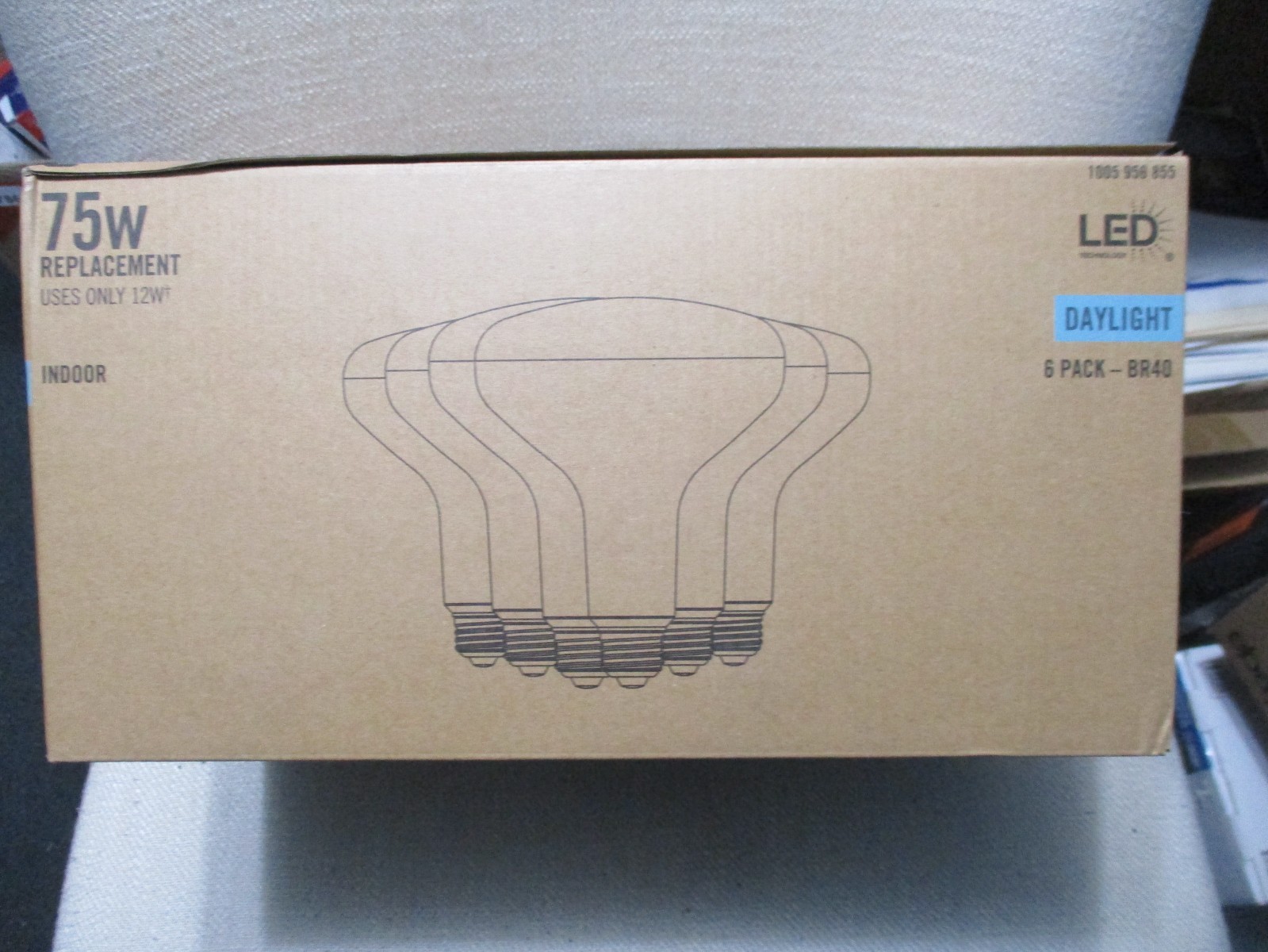 6 Pack BR40 Daylight Dimmable 75W LED Bulbs (1005956855) 985 Lumens New gallery