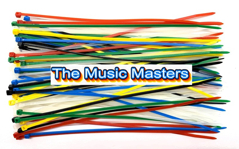 100 Pack Assorted Colors 8 inch Wire Cable Ties Nylon Zip Tie Down Wraps Straps gallery