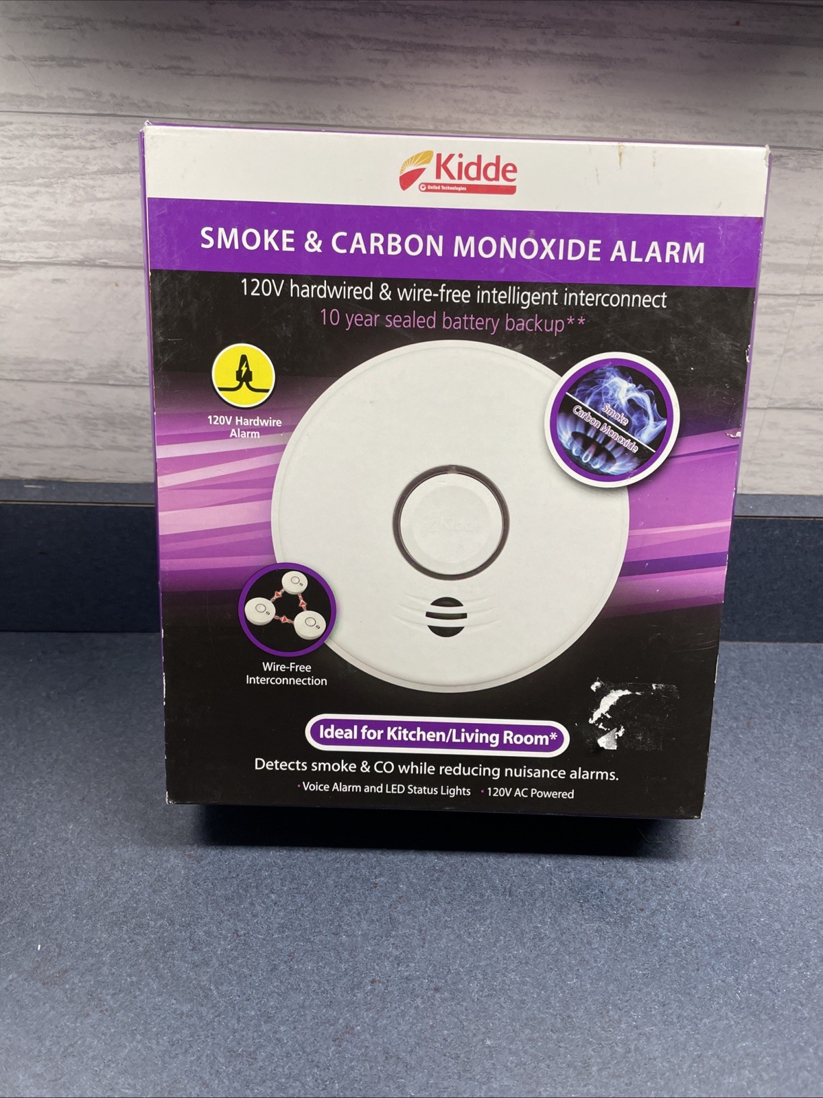 Kidde P4010ACSCO-W Wire-Free Interconnect Hardwired Smoke Carbon Monox Alarm New gallery