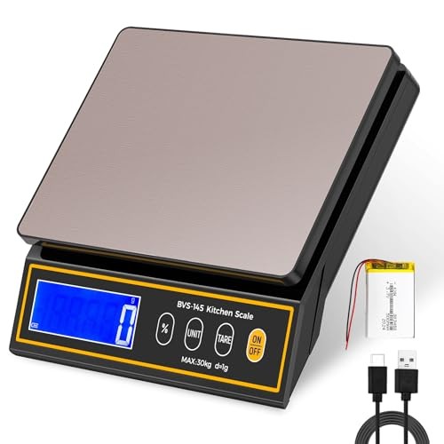 Baking Scale with Percentage Weighing Function 66lb/ 30kg Large Digital gallery