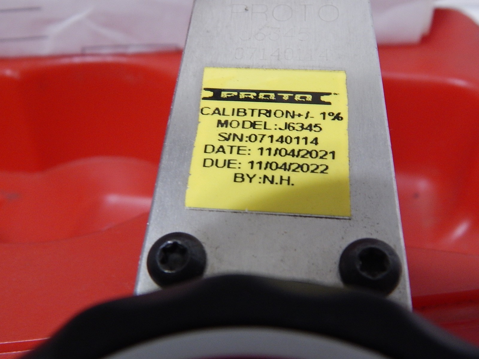 PROTO 3/8 DRIVE ELECTRONIC TORQUE WRENCH 25-250" LBS.J6345 gallery