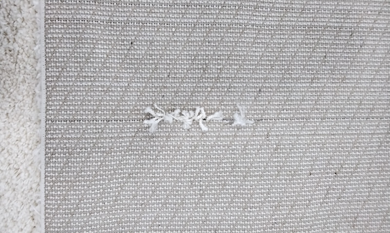 IVORY 6'-7" X 9'-6" Pulled Threads Rug, Reduced Price 1172715295 SG151-1212-7 gallery
