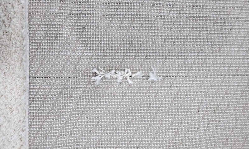 IVORY 6'-7" X 9'-6" Pulled Threads Rug, Reduced Price 1172715295 SG151-1212-7 gallery