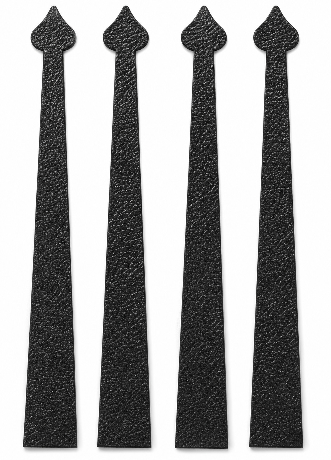 Garage Door Magnetic Strap Hinge 18″ Black Flexible Material Embossed Design gallery