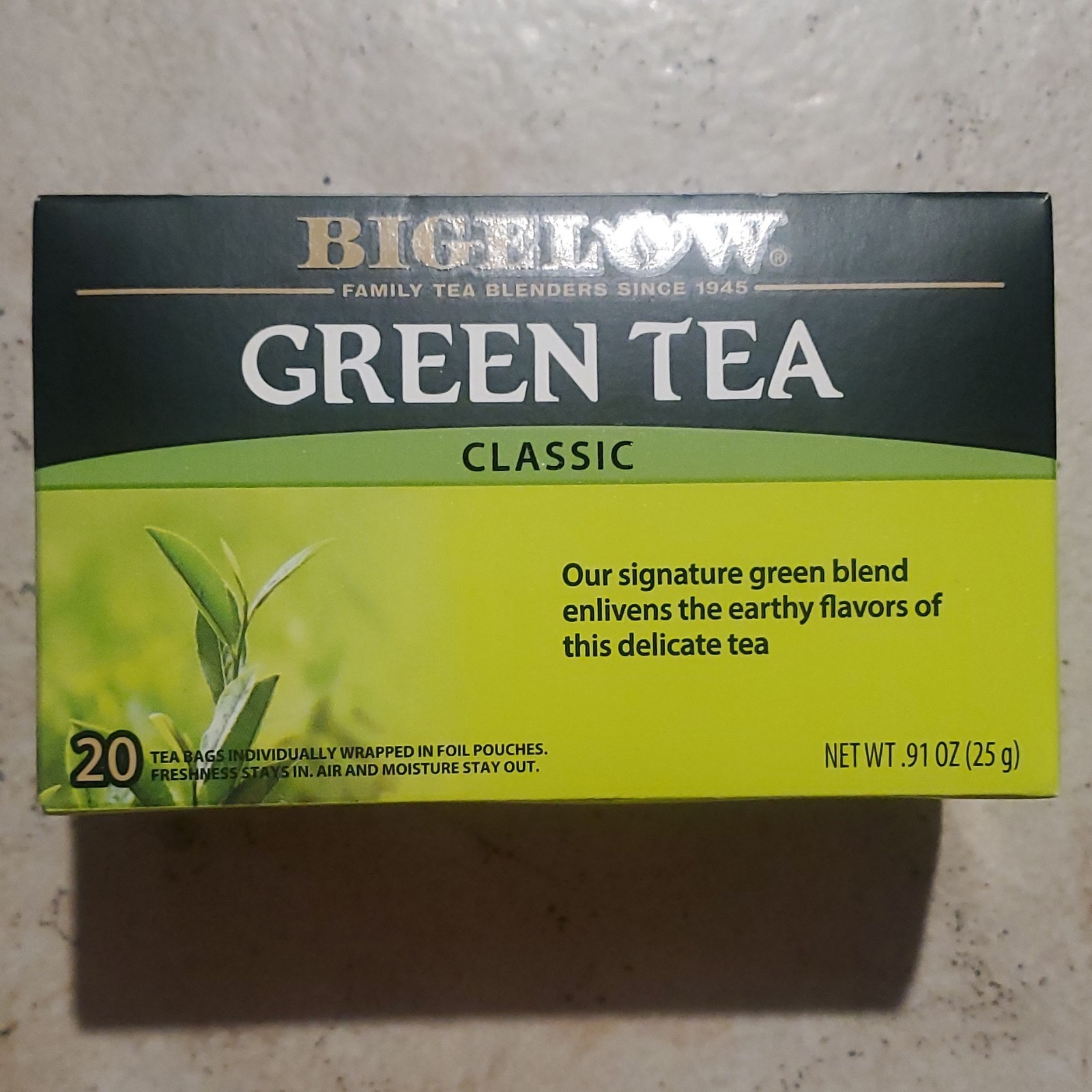 Bigelow Green Tea Classic 20 Bagged Tea Bags Gluten Free Non GMO Certified gallery