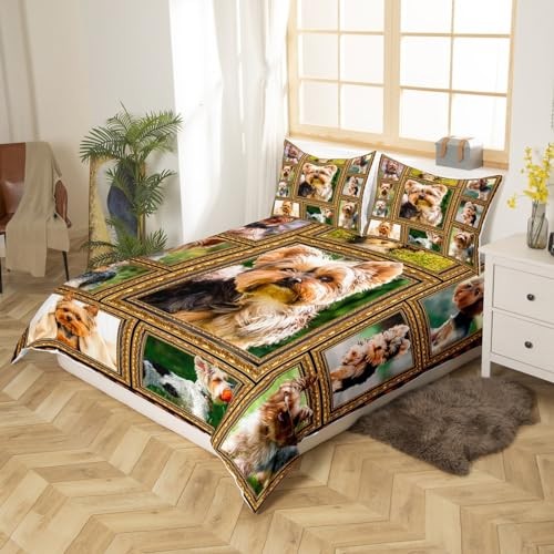 Yorkshire Terrier Bedding Set Size Cute Dog Puppy Comforter King Multi 14 gallery