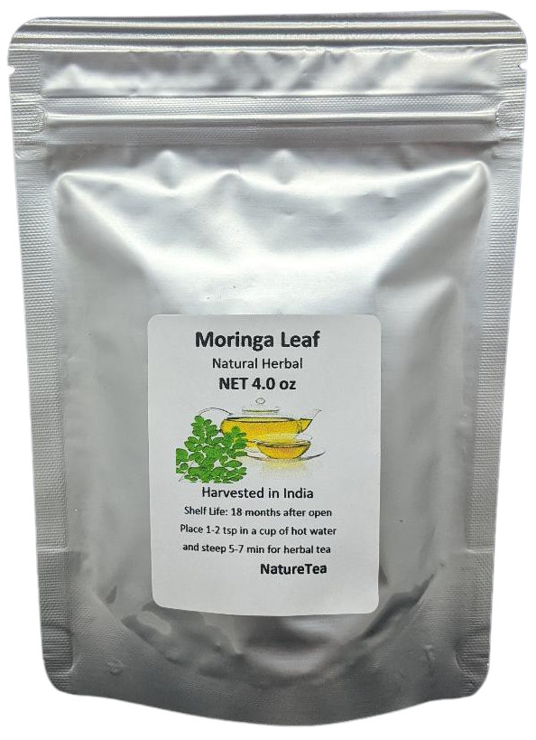 Moringa Leaf - Dried Moringa oleifera Leaf C/S 100% from Nature, Wild Crafted gallery