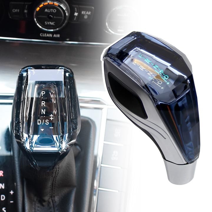 Rulline Touch-Activated Led Illuminated Crystal Gear Shift Knob Compatible Most