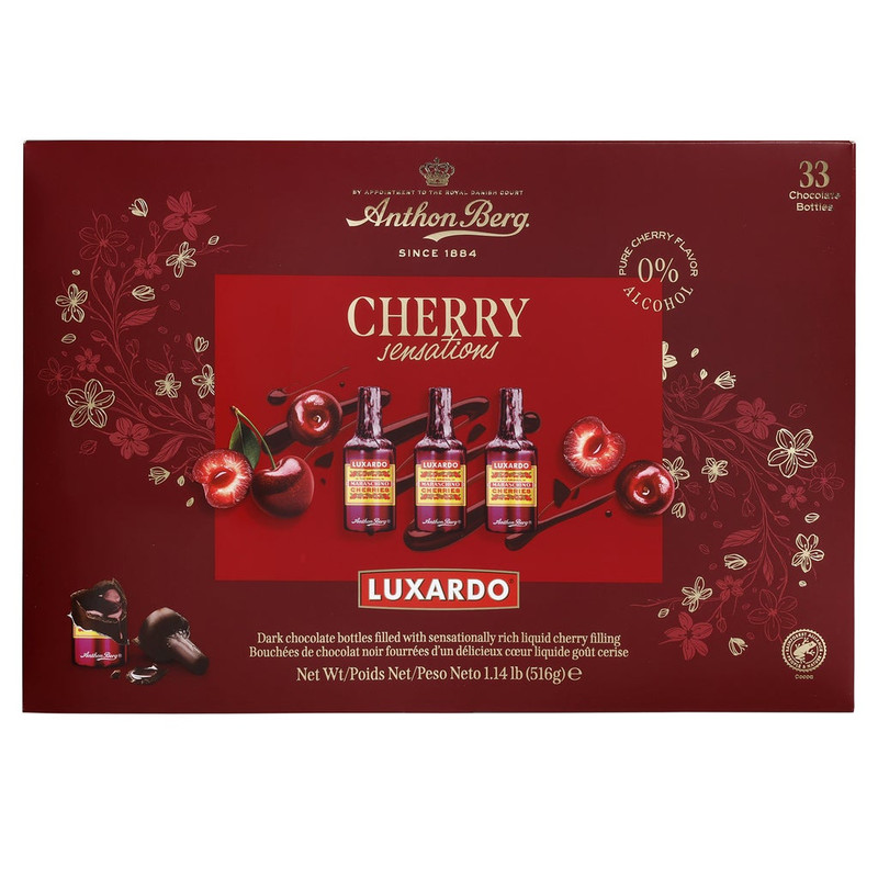 2-Pack Anthon Berg Luxardo Cherry Filled Chocolate 33-count EXP 07/06/26 gallery