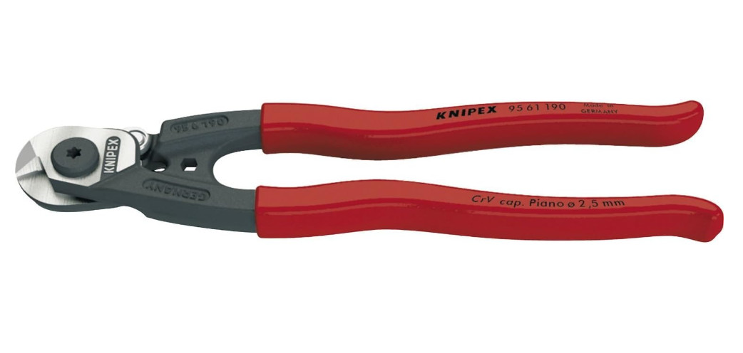 Knipex Tools 95 61 190 SBA Wire Rope Cutters, 7-1/2 inches gallery