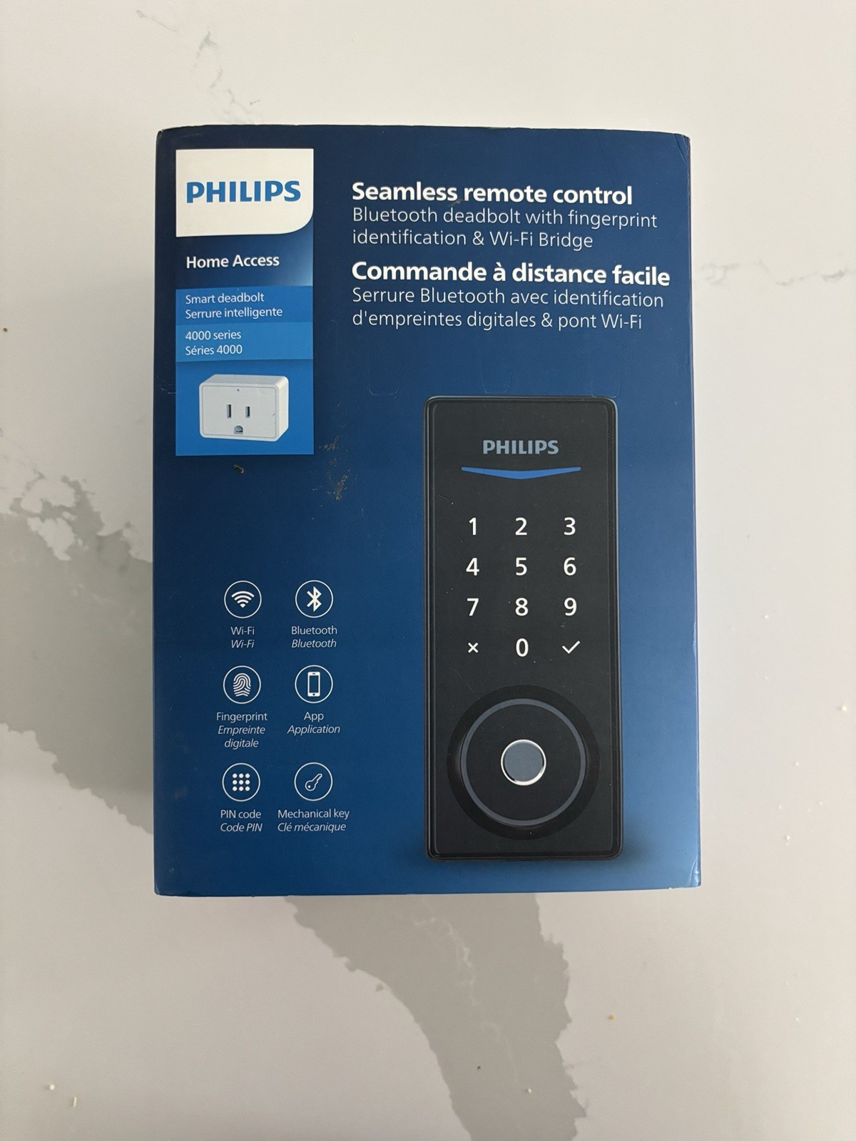 Philips Home Access 4000 Series Smart Deadbolt Bluetooth Fingerprint gallery