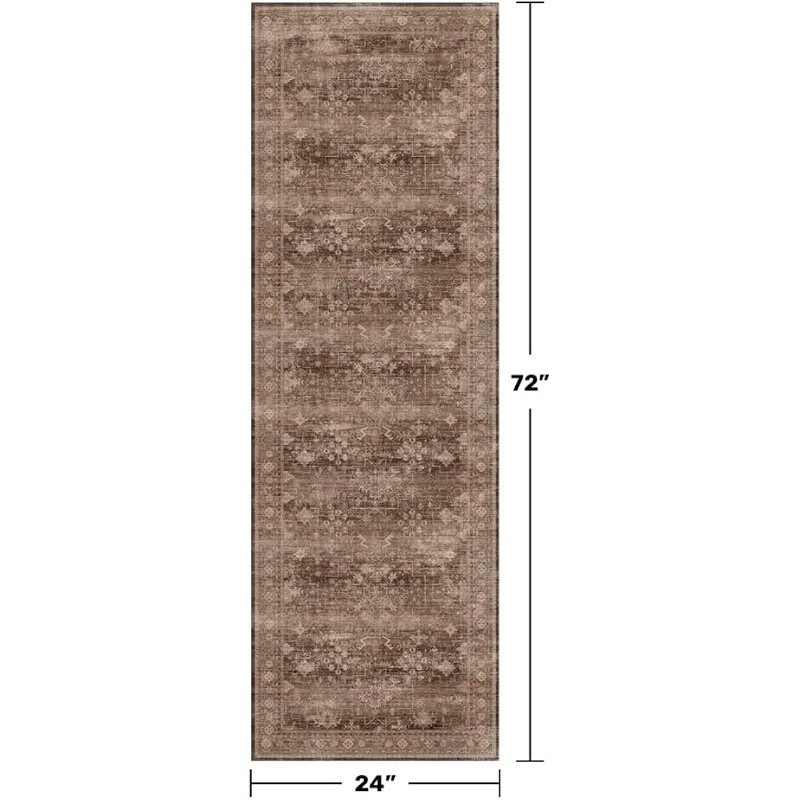 Machine Washable Non-Slip Runner Rug Pet Friendly Easy Care Home Decor New gallery